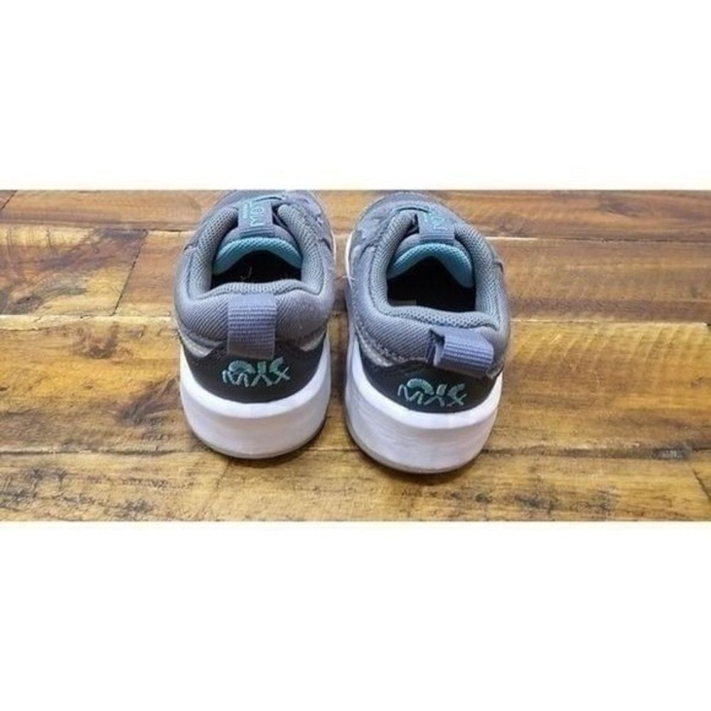 Nike Air Max Toddler Shoes‎ Gray Blue Lace Up Casual Sneakers Kids Size - Picture 2 of 4